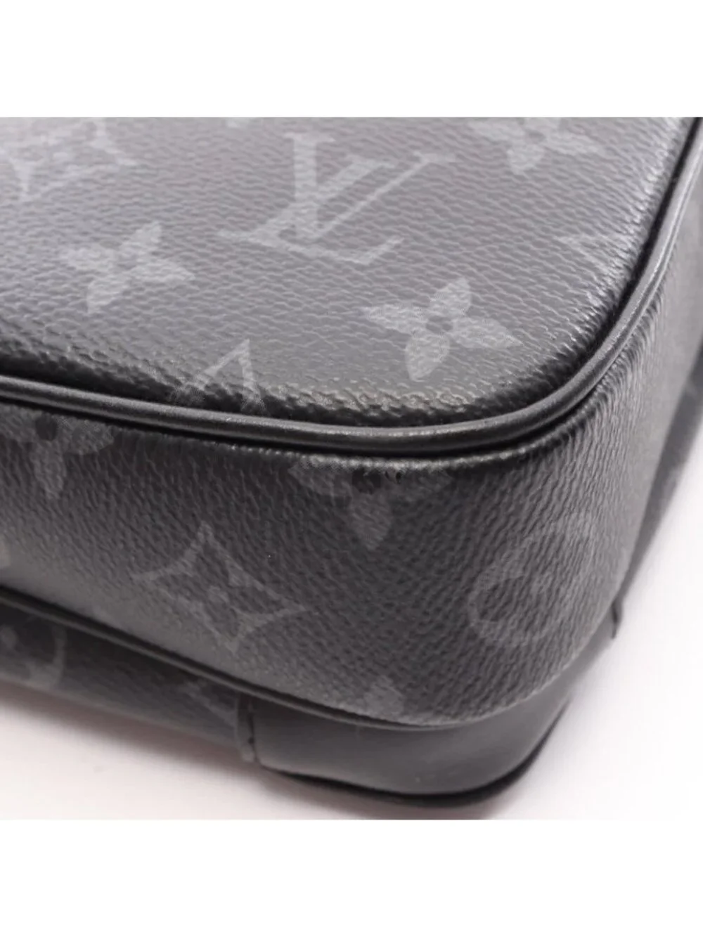 Louis Vuitton Shoulder Bag Steamer Messenger Monogram Eclipse Leather
